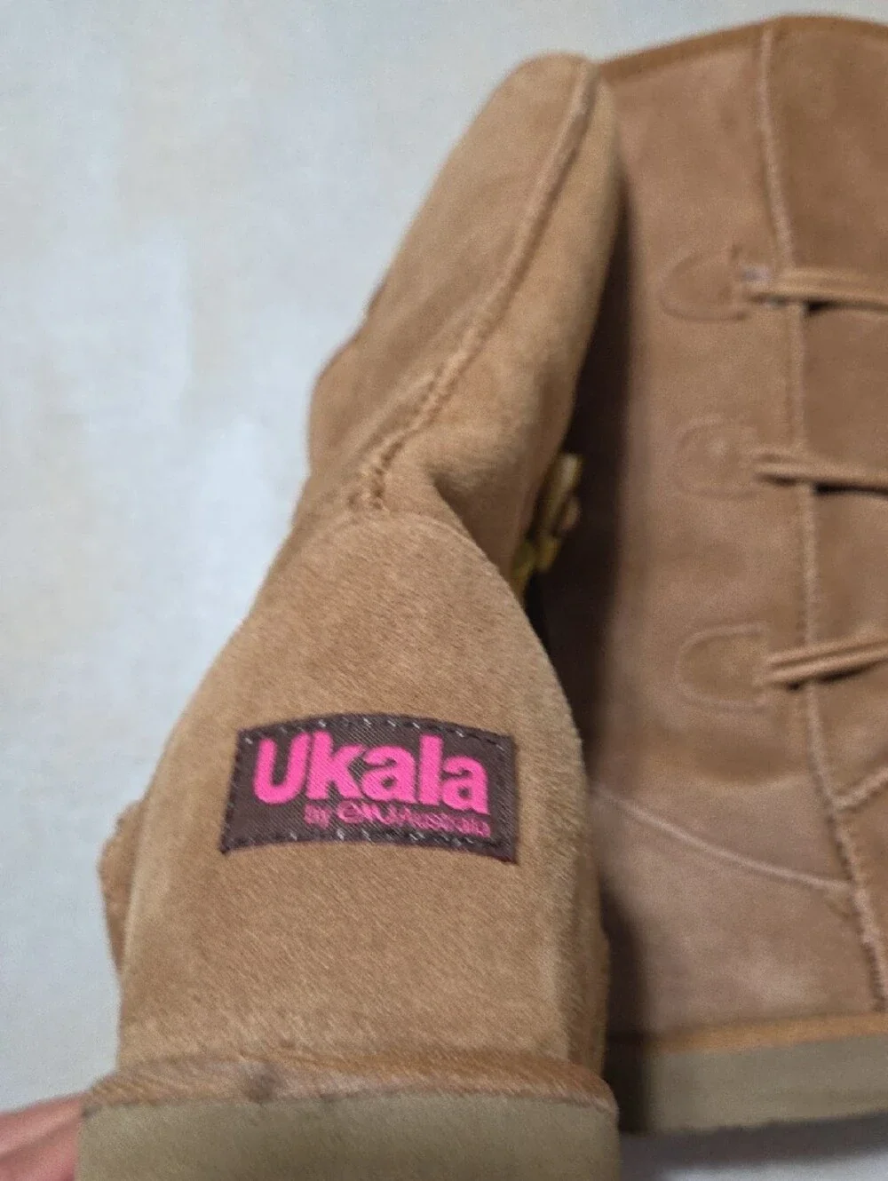 Classic Tall Suede Winter Boots with Fleece Lining - Chestnut